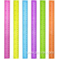 Transparent Ruler Straight Kids Student Fashion Plastic 30cm Rulers For School